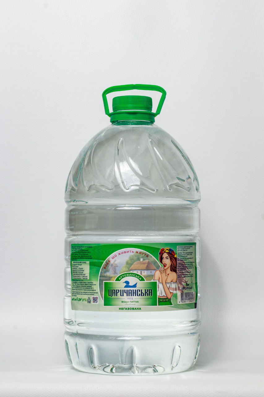 Вода питна ТМ "Царичанська" 6,0л. негазована